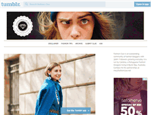Tablet Screenshot of fashionclue.net